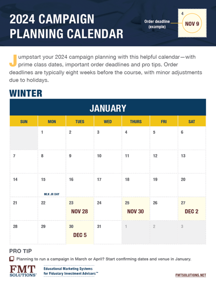 2024 Campaign Planning Calendar Thumbnail